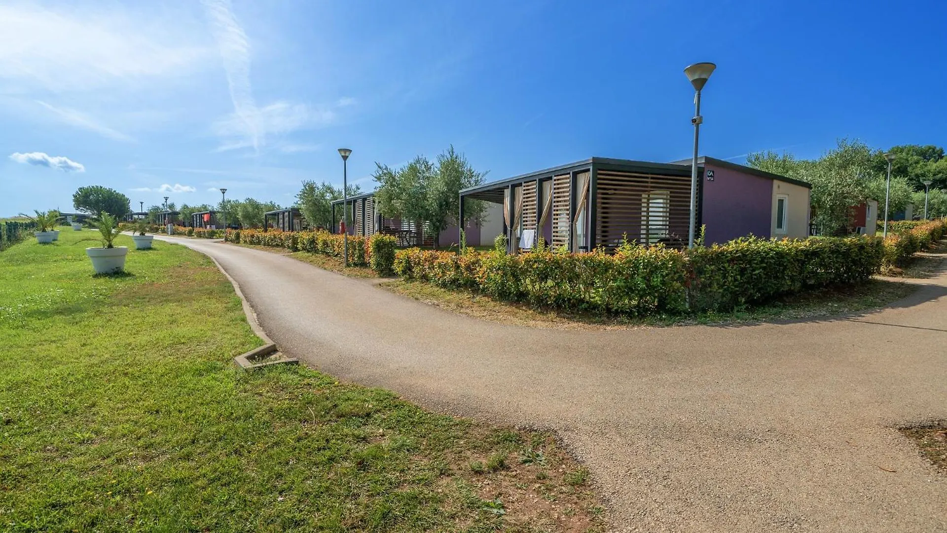 キャンプ場 Eurocamp Mobile Homes Kastanija Novigrad Istria クロアチア